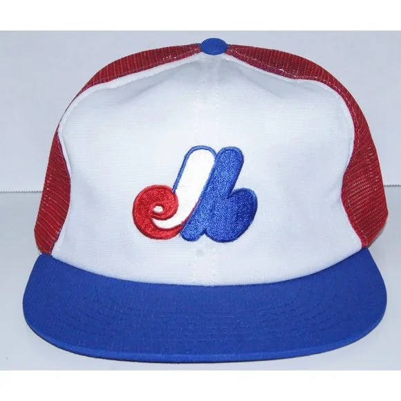 Montreal Expos Trucker Snapback - Picture 2 of 9